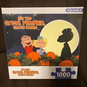 Aquarius snoopy peanuts great pumpkin jigsaw puzzle
